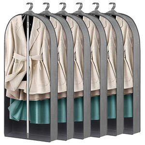 Sacs à vêtements Couvre-vêtements en <span class=keywords><strong>plastique</strong></span> transparent <span class=keywords><strong>pour</strong></span> le rangement des vêtements Protecteur respirant <span class=keywords><strong>pour</strong></span> manteau long veste <span class=keywords><strong>pull</strong></span> - Product Image 1