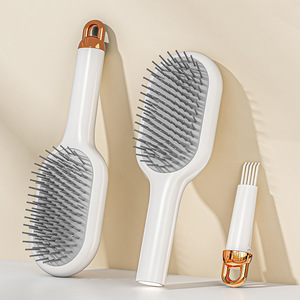 Air Cushion Comb Large Size Anti Static Massage Comb For Long Curly Hair Home Use Milky White - Product Image 1