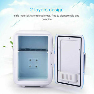 Réfrigérateur portable pour le véhicule, <span class=keywords><strong>12</strong></span> v, 6 boîtes, glacière pour la maison, pour le maquillage, pour la maison - Product Image 4