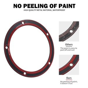 Anello guarnizione per coperchio Derby moto adatto per Harley Twin Cam Touring Dyna <span class=keywords><strong>Softail</strong></span> 1999-2016 - Product Image 3