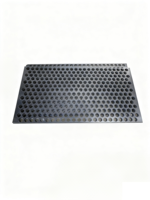 Tôle métallique microperforée en aluminium, perforée à motif losange, galvanisée, maille perforée de 1,5 mm