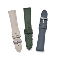 Bracelet de montre en caoutchouc FKM JUELONG Premium avec logo et surpiqûres personnalisés, étanche, avec boucle à ardillon, bracelet de montre de sport et de plongée