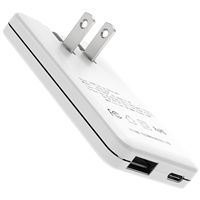 Cargador Plegable de 30W con Puerto USB-A+Tipo-C, Enchufe Estadounidense, Carga Rápida PD, Ideal para Negocios y Viajes, Superventas 2026