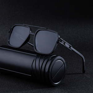 Gafas de Sol KAJILA al por Mayor, Modernas, de Diseño, con Logotipo Personalizado, Cuadradas, con Doble Puente, Protección UV400, para Hombre - Product Image 1
