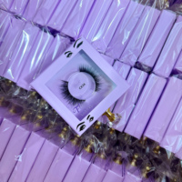Offre spéciale Boîte à cils carrée Vente en gros Boîte à cils en vison Créez votre propre logo Boîtes imprimées Fournisseur d'emballage