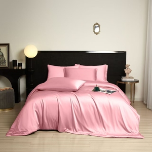 2025 nouveau Style 200TC <span class=keywords><strong>Aeko</strong></span> Certification fibre de bambou lumière luxe quatre pièces ensemble de literie housse de couette ensemble pour chambre - Product Image 3