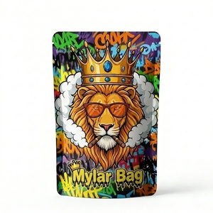 Bolsa de Plástico Personalizada con Cierre Hermético, Zip Lock, para Alimentos y Dulces, a Prueba de Niños, Mylar, 3.5g, 7g, 28g - Product Image 1