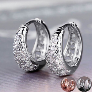 Orecchini a Mezzo Cerchio Cavi per Donne, Design Unico, Gioielli per Orecchie alla Moda - Product Image 1