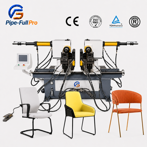 เครื่องดัดท่อและหลอดแบบกึ่งอัตโนมัติ CNC รุ่น SW-38 50 NC หัวคู่ ทำจากสแตนเลส - Product Image 1
