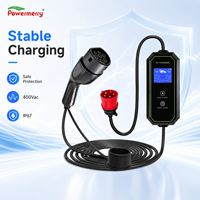 Chargeur EV portable 11 kW 16 A Type 2 400 Vca CE TUV RoHS IP67 pour fabricants OEM ODM, grossistes et distributeurs européens