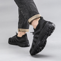 Chaussures décontractées à plateforme en maille respirante rétro pour femmes et hommes, légères, amortissantes, à semelle épaisse, à enfiler, grande taille