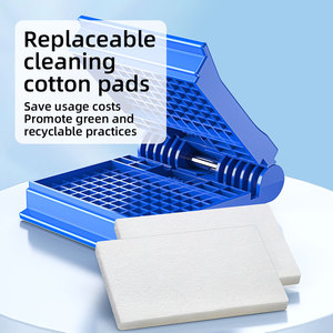 <span class=keywords><strong>Kit</strong></span> d'outils de <span class=keywords><strong>nettoyage</strong></span> de fibres optiques SIXIANTO FTTH Modèle A-505, incluant une bouteille d'alcool vide et des noyaux de remplacement - Product Image 2