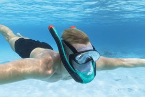 Máscara de Snorkel Flowtech 24060 24058, Completa, Ajustable, Antivaho, Impermeable, Talla S/M para Adultos - Product Image 3
