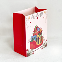 Sacs en papier de Noël personnalisés pour cadeaux Grands sacs en papier promotionnels Sac en papier imprimé écologique pour la nourriture