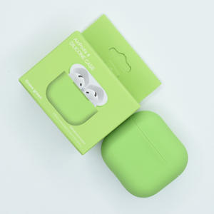 Coque en silicone souple et mince pour écouteurs <span class=keywords><strong>sans</strong></span> fil <span class=keywords><strong>AirPods</strong></span> 4 2024, housse de protection complète en silicone <span class=keywords><strong>sans</strong></span> crochet - Product Image 4
