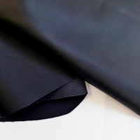 Rouleau de cuir PU artificiel écologique sans solvant à base d'eau, tissu extensible imperméable pour canapé et sacs, inspiré du vinyle noir doux