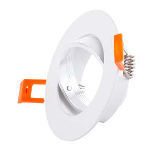 Aro Foco Downlight Circular Adjustable Aluminum White 93Mm - Product Image 1