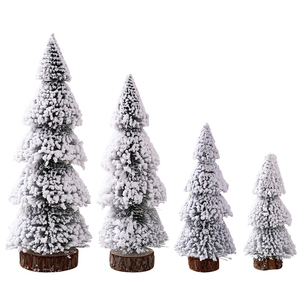Nuovo Design Mini Albero <span class=keywords><strong>di</strong></span> <span class=keywords><strong>Natale</strong></span> Innevato Decorazione da Tavolo per Feste Collezione <span class=keywords><strong>Decorazioni</strong></span> Natalizie Nevose - Product Image 5