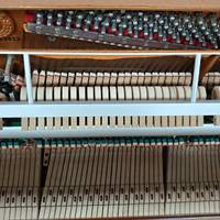 Young Chang UC118 Used Piano Dark Brown Solid Wood Square Music Rest Good Condition For Family Music Training