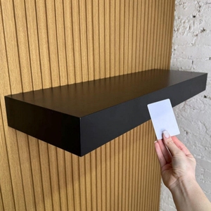 Tablero de pared personalizado Estante de ocultación Compartimento oculto Mueble Estante de almacenamiento Estante <span class=keywords><strong>flotante</strong></span> de <span class=keywords><strong>madera</strong></span> con ocultación oculta - Product Image 3