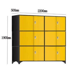 Armoire de rangement de capot de voiture en acier personnalisée avec serrure électronique casiers à vélos de garage extérieurs armoires à outils en métal de stationnement - Product Image 3
