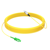 1m (3ft) Fiber Patch Cable 1 Fiber FC APC Simplex Single Mode (OS2) Riser (OFNR) 2.0mm Tight-Buffered Yellow Compliant