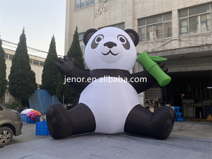 Panda gonfiabile con bambù palloncino animale Panda gonfiabile pubblicità all'ingrosso - Product Image 4