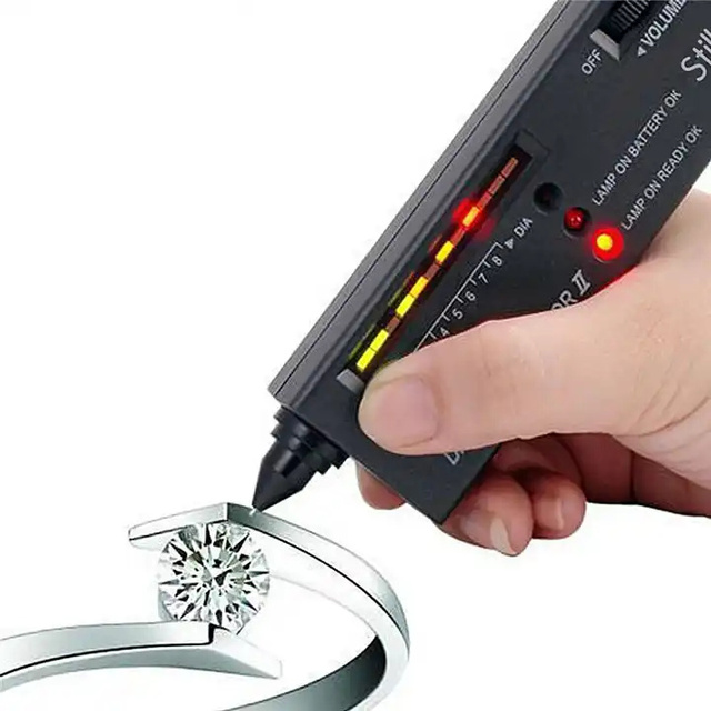 HDE High Accuracy Professional Jeweler Diamond Tester for Novice and Expert,Diamond Selector II