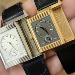 Reloj Mecánico de Lujo Reverso Diver Rectangular de Doble Cara con Doble Hora, Reserva de Marcha de 45 Horas, 20mm, Analógico, Estilo Moneda Europea - Product Image 1