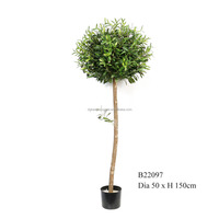 Hauteur 100cm Plantes Artificielles Verdure Oliviers Topiaire Décoration pour La Maison Jardin en Pot