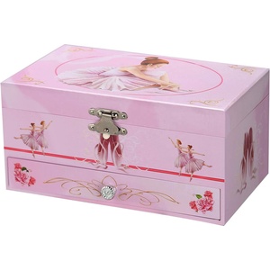 2025 scatola di gioielli personalizzata luminosa bellissima scatola di musica del vento Ballerina danzante per il regalo di compleanno della ragazza all'ingrosso - Product Image 5