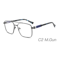 Nouvelle conception, vente en gros, monture optique classique multicolore, lunettes de vue tendance pour hommes, monture Haoya YX9001 CN ZHE, pour tous les visages