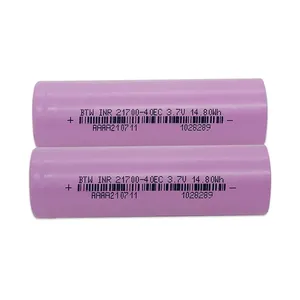 Batería de Litio Recargable BATEW BTW INR21700 40EC 3.7V 14.8Wh 4000mAh 3.7V 21700 Li-Ion ACCU - Product Image 5