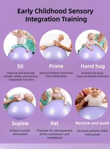 Palla da Yoga Anti-Scoppio Personalizzabile con Logo, Palla per Esercizi di Gravidanza e Allenamento di Integrazione Sensoriale per Donne Incinte e Bambini - Product Image 6