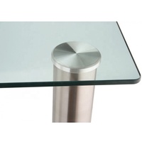 Verre trempé solide sur mesure pour dessus de table industriels et extérieurs