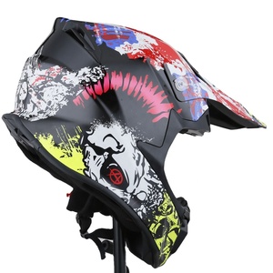 Casco da motociclista fuoristrada certificato virtute DOT: nuovo Design grafico personalizzato, sicurezza e stile per i motociclisti fuoristrada - Product Image 6
