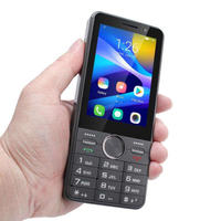 UNIWA A3502 Layar Sentuh Dual SIM Card Keypad T9 Ponsel Android 4G LTE Bahasa Inggris/Prancis/Jerman/Spanyol Layar LCD 2.4"