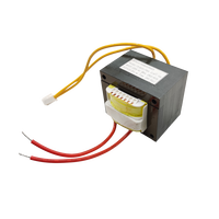Transformateur de puissance personnalisé EI28 EI48 EI66 EI76 EI86 EI96 EI36 EI45 à basse fréquence avec bobine linéaire, conforme ROHS, entrée 120V, topologie Flyback