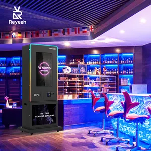Mesin penjual otomatis layar sentuh Mini terpasang di dinding Bisnis Baru 24 jam mesin penjual Layanan Mandiri Online