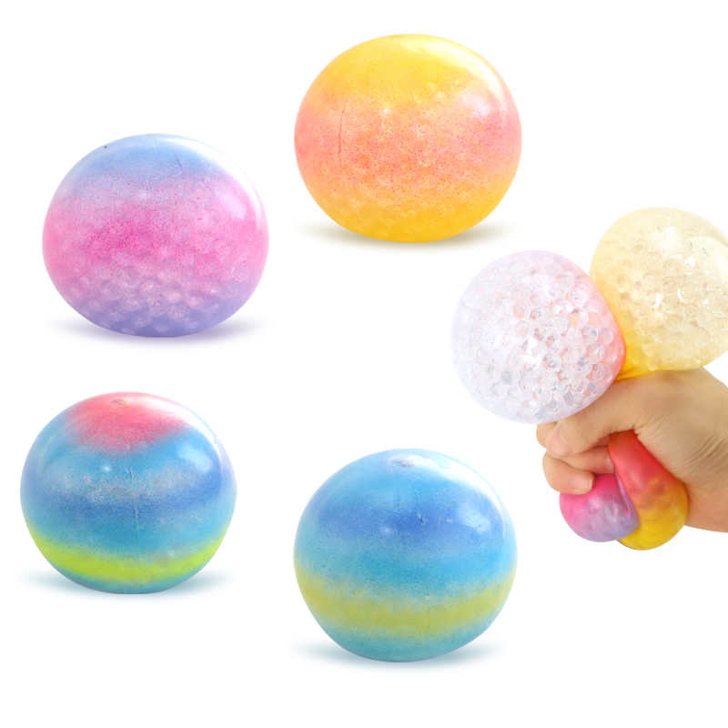 Слайм мягкий пузырь сжимаемая игрушка прыгающие антистрессовые шарики воды ТПР виноград тянущийся растягивающийся сетчатый Сжимаемый мяч