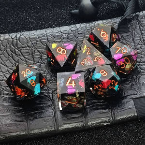 שרף קוביה באיכות גבוהה שקוף דציף rpg cthulhu אביזרים משחק קוביות קוביות D & d שרף קוביות - Product Image 6