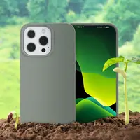 Laudtec-funda de teléfono Biodegradable para iPhone 12 Pro Max, cubierta Biodegradable, respetuosa con el medio ambiente, para iPhone 13, 100%