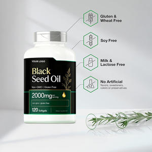 Minyak biji hitam organik suplemen diet OEM minyak biji hitam kapsul Softgel pencernaan kesehatan biji hitam murni minyak antioksidan - Product Image 5