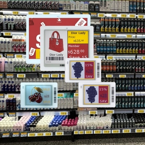 Étiquette numérique E-Paper de 1,8 pouce pour affichage de prix, fabricant d'étiquettes ESL, étiquette E-Ink pour bouteille, vente en gros d'étiquettes de prix ESL - Product Image 1