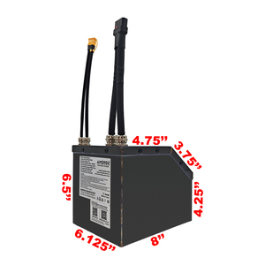 แบตเตอรี่ลิเธียม AMORGE 20S5P 72V 20AH 130A พร้อมกล่องโลหะสำหรับจักรยานไฟฟ้า - Product Image 3