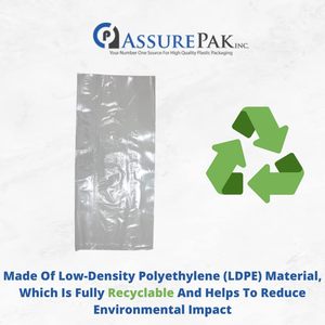 Clear Ldpe Plastic <b>Bag</b> 6x3x15 Inches 0.80 Mil Three Side Seal For <b>Bread</b> And Groceries 1000 Count - Product Image 4