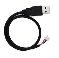 Cable USB 2.0 Macho a Conector JST de 5 Pines, 4 Pines XH, Paso de 2.54 mm, Cable de Conexión de 0.5 m