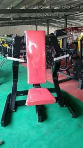 Gym Fitness Cargador medio <span class=keywords><strong>Prensa</strong></span> de pecho <span class=keywords><strong>sentado</strong></span> de acero Máquina de entrenamiento funcional 80kg <span class=keywords><strong>Prensa</strong></span> de Banco de hombro <span class=keywords><strong>horizontal</strong></span> inclinada - Product Image 5