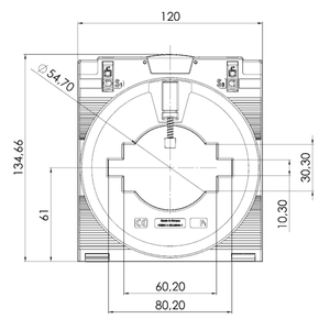 XCTB 81.35 - Trasformatore di Corrente a Bassa Tensione - Product Image 2