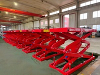 3500 kg Unterflur-Scherenhebebühne, kleine hydraulische Unterflur-Scherenhebebühne für Kfz-Werkstätten, CE-zertifiziert